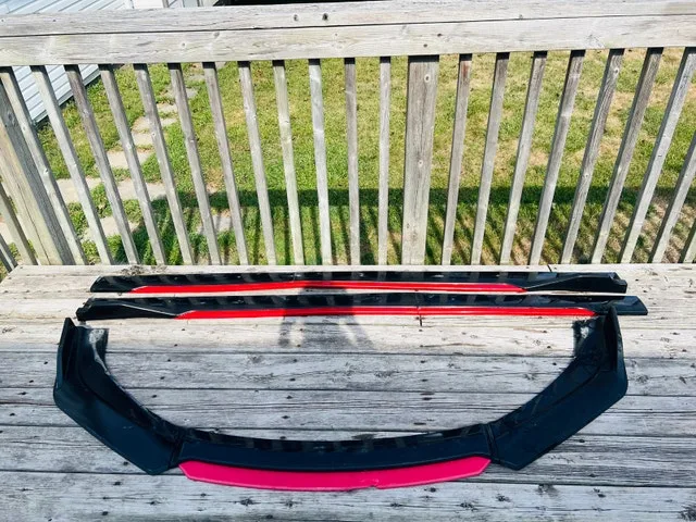 Mazda 3 front lip spoiler, side skirts image indicator(2)