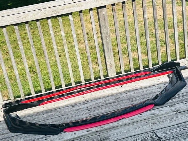 Mazda 3 front lip spoiler, side skirts image indicator(4)