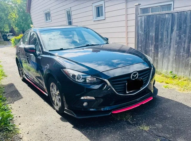 Mazda 3 front lip spoiler, side skirts image indicator(6)