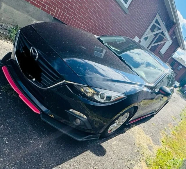 Mazda 3 front lip spoiler, side skirts image indicator(7)