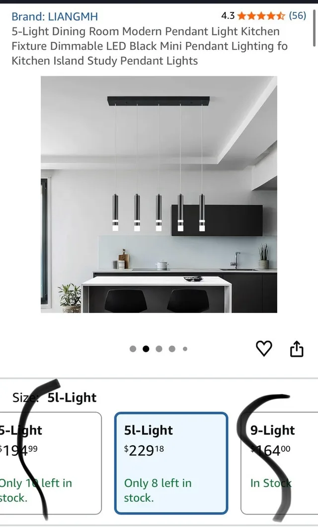 LIANGMH Pendant Light thumbnail
