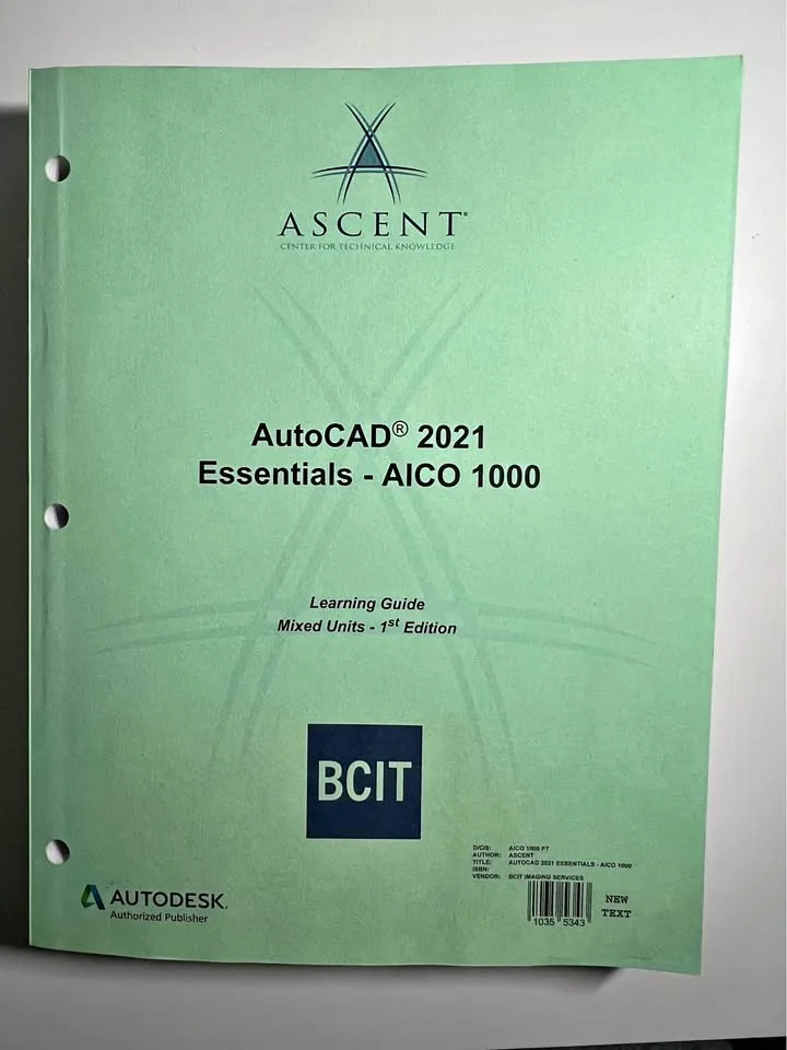 AutoCad 2021 Essentials - AICO 1000