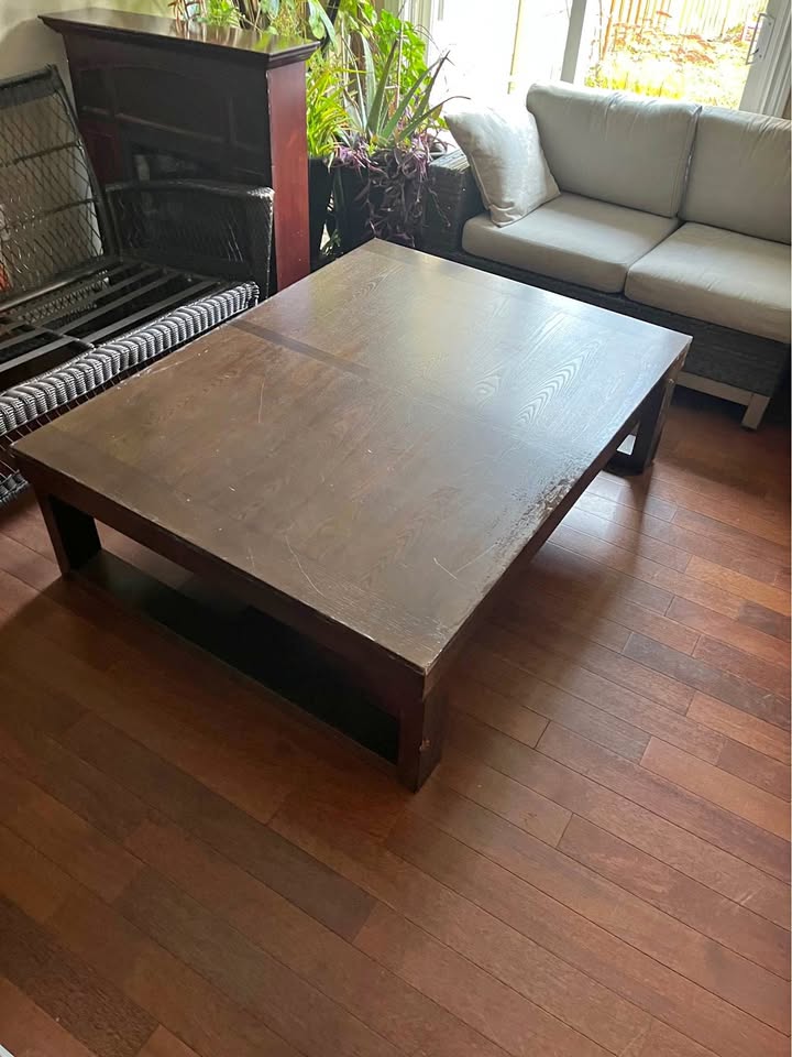 Dark Hardwood Table | Make me an offer