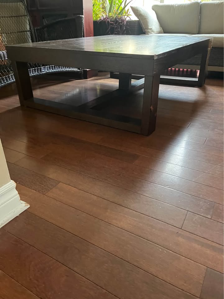 Dark Hardwood Table | Make me an offer - photo 4