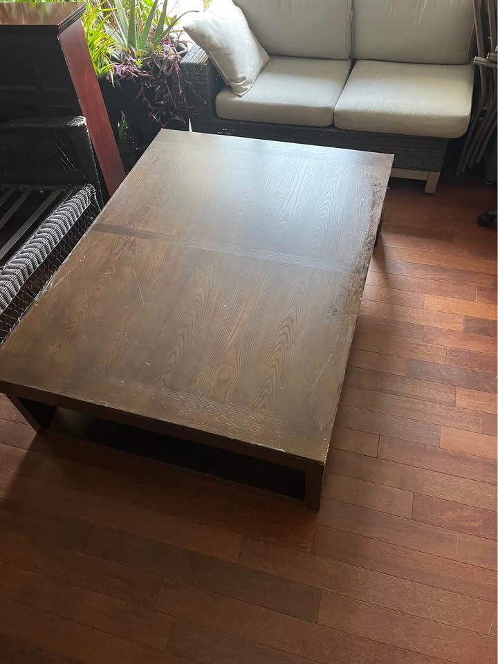 Dark Hardwood Table | Make me an offer - photo 5