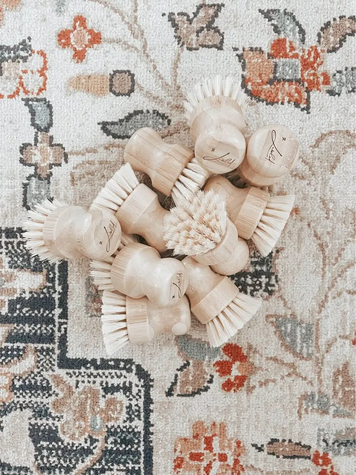 Bamboo cleaning scrub brush image indicator(3)