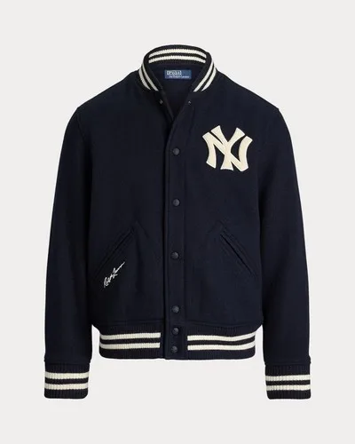 Men Polo Ralph Lauren Wool yankees Stadium Jacket SZ S thumbnail