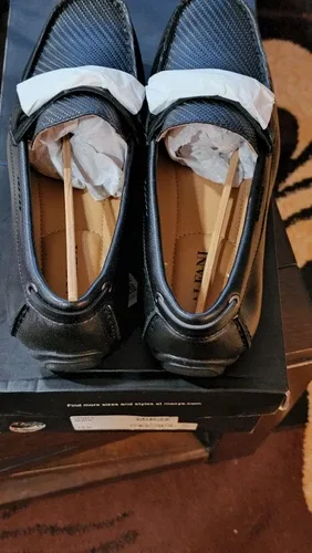 Alfani Mens Len Leather Closed Toe Penny Loafer SZ 7.5