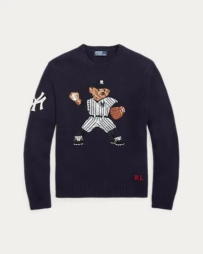 Polo Ralph Lauren Yankees Bear Sweater XL thumbnail