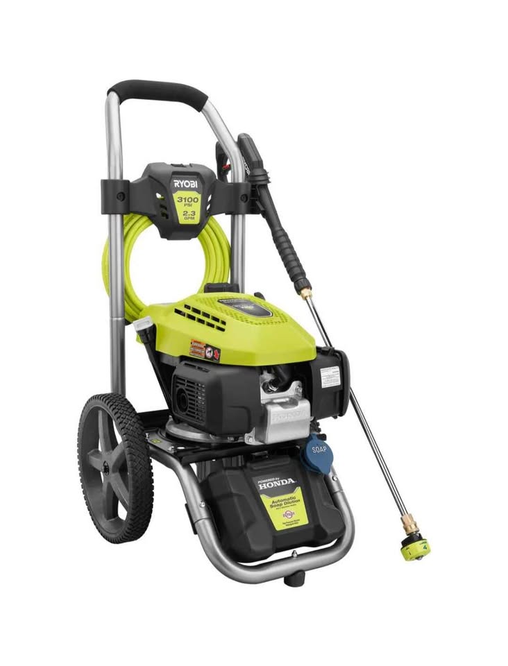 RYOBI 3100 PSI Gas Pressure Washer with Honda Engine - photo 2