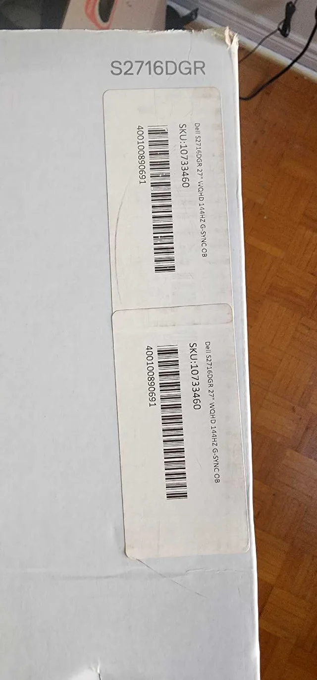 Dell S2716DGR Gaming Monitor - 27"-1440p-144hz