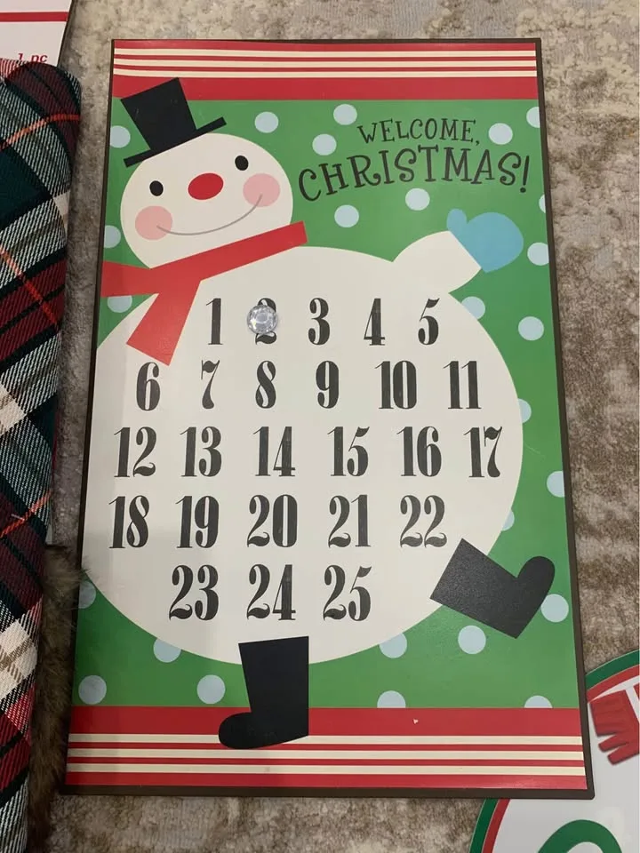 Tree Skirt & 2 Count Down Calendars. Read Description. Pick up i image indicator(3)
