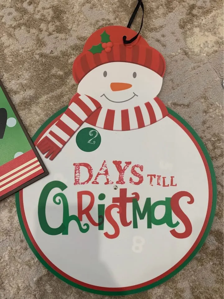 Tree Skirt & 2 Count Down Calendars. Read Description. Pick up i image indicator(4)