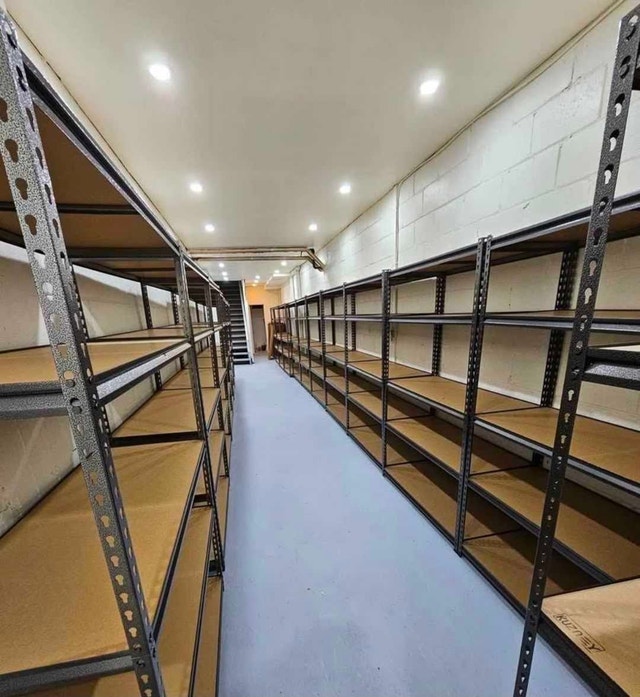 Heavy duty Steel Shelf Units: 72" H x 48" W x 20" D