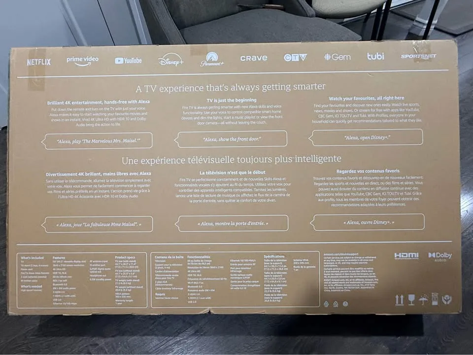 50” AMAZON FIRE TV OMNI SERIES 4K WITH HANDS FREE ALEXA! image indicator(4)