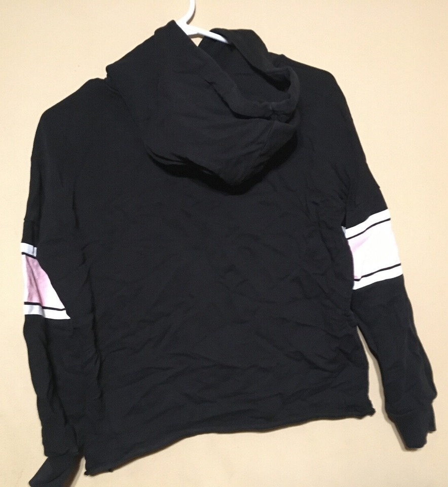 H&M DIVIDED BLACK & PINK PRINCESS HOODIE SIZE XS - photo 5