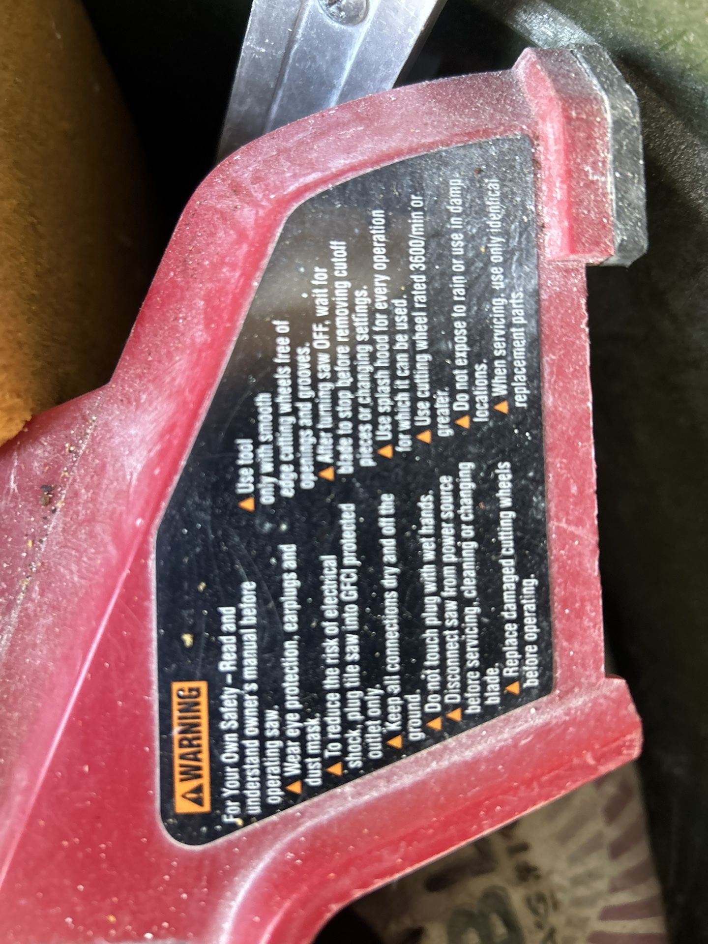 Skillsaw Tile Saw - photo 3
