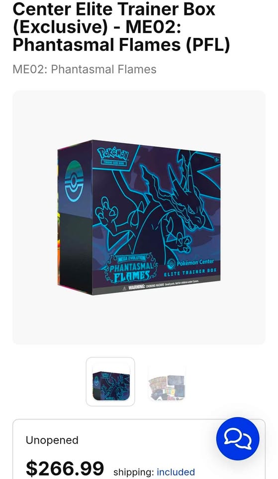 👻🔥🐲  Phantasmal Flames Booster Box & Pokemon Center ETBs - Early - photo 4