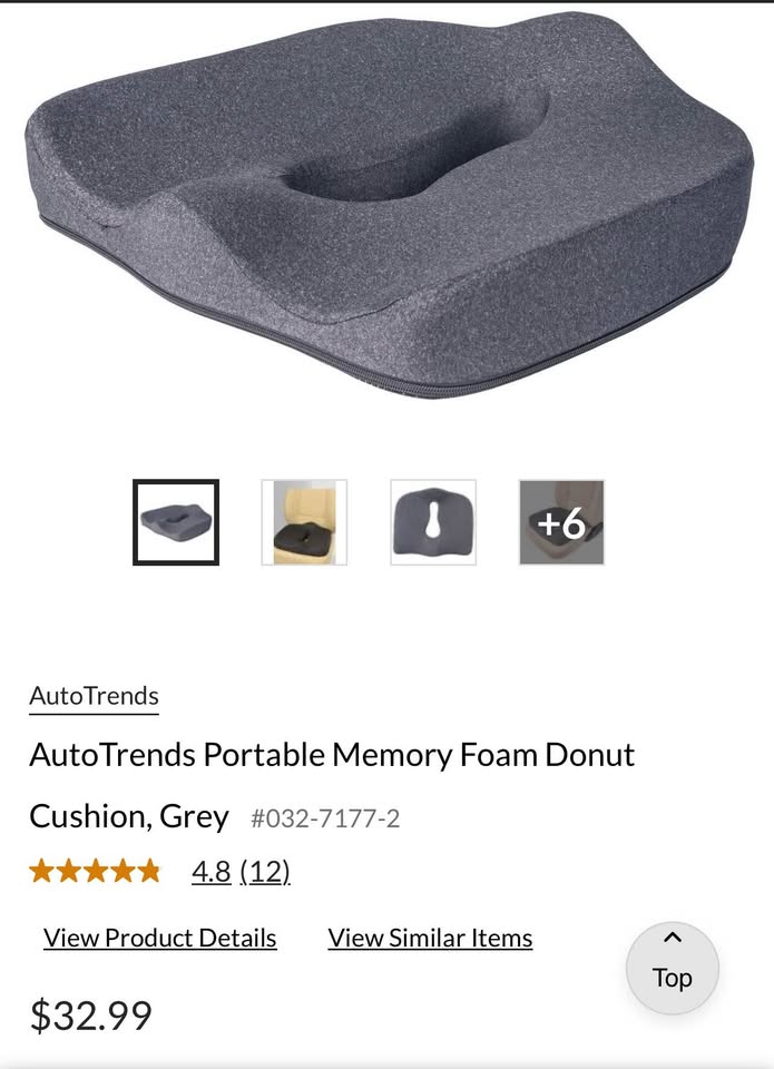 Portable Memory Foam Donut Cushion - photo 5