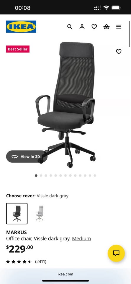 MARKUS Ikea office chair - photo 5