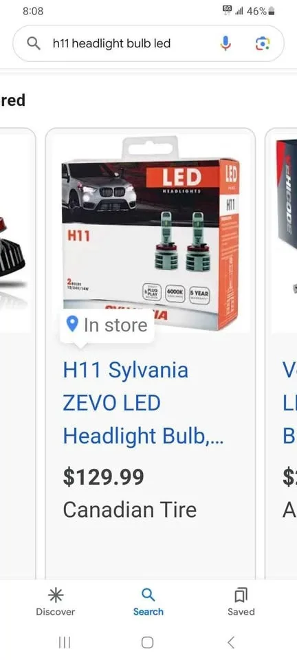 Brand new H11 LED light bulbs image indicator(2)