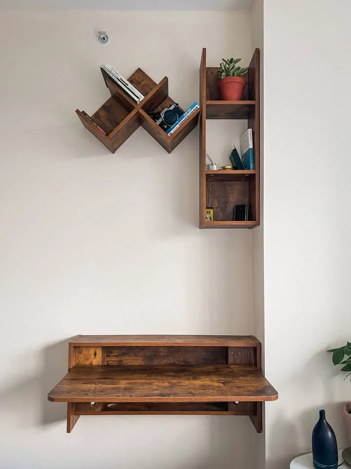 [BRAND NEW] Floating Desk with Additional Shelving image indicator(2)