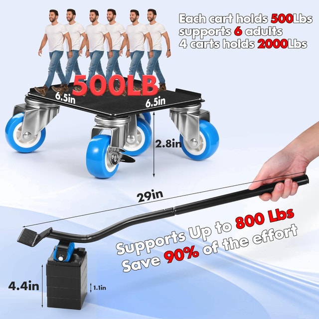 Heavy Duty Furniture Moving Tool Set-Supports up to 500 KG (NEW) - photo 3