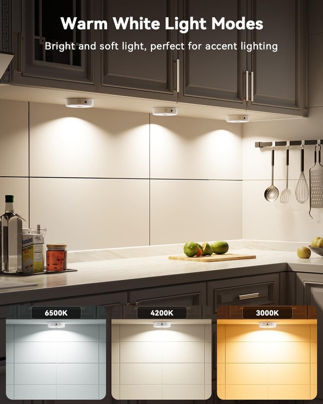 Rechargeable Motion Sensor Under Cabinet Lighting with RemoteX4 - photo 3