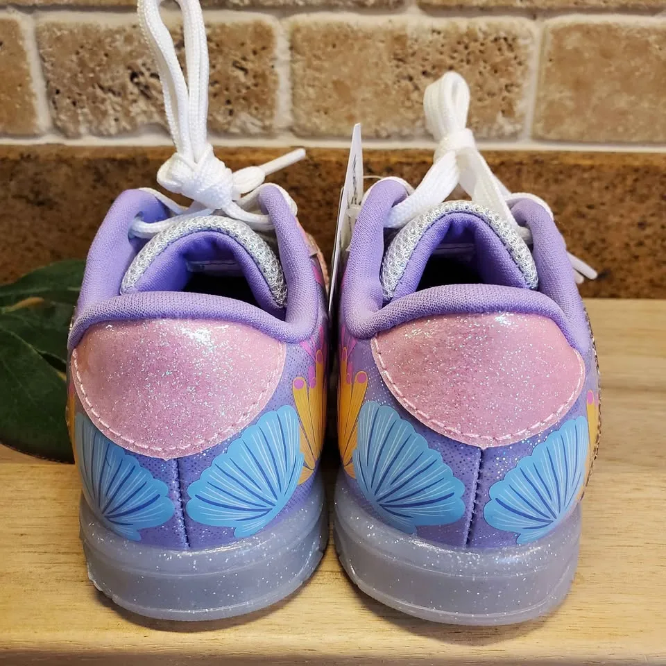 BNWT Little Mermaid Light Up Shoes - Toddler Size 9 image indicator(3)