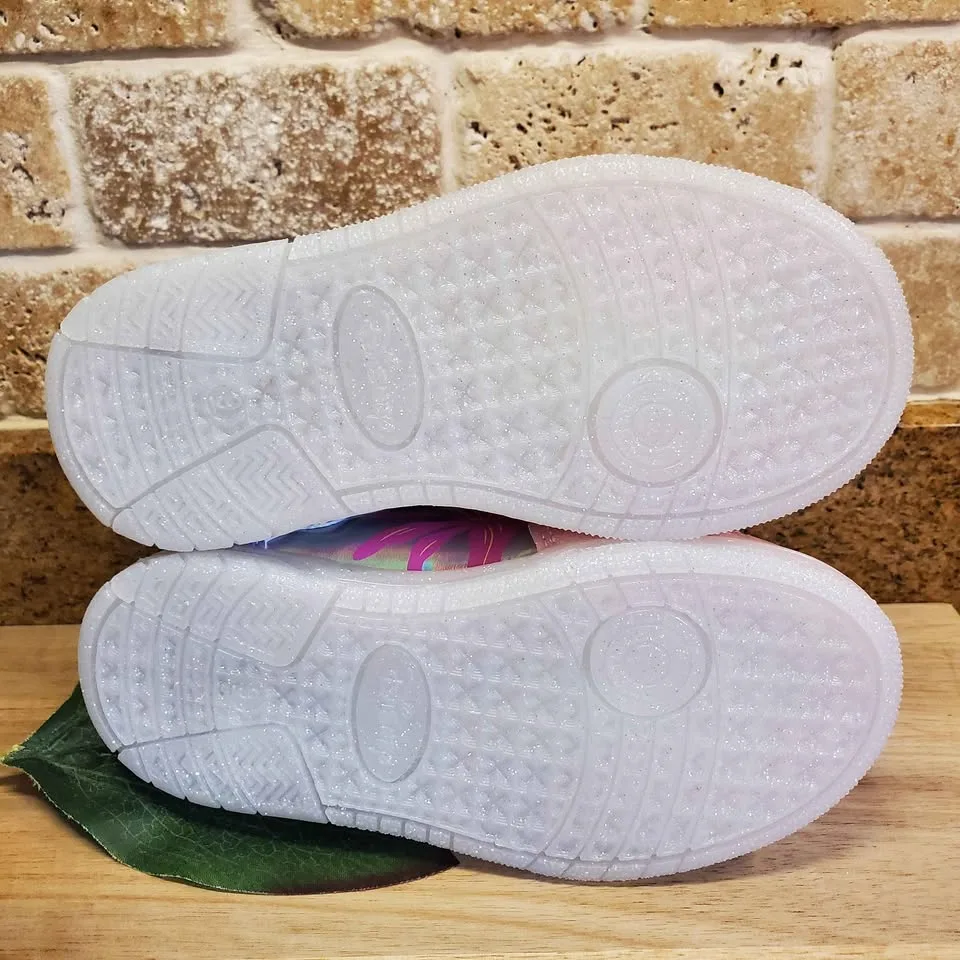 BNWT Little Mermaid Light Up Shoes - Toddler Size 9 image indicator(4)