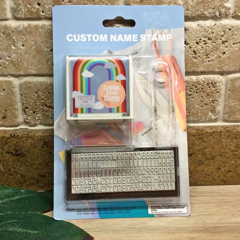 BNIP Customizable Name Stamp for Clothing
