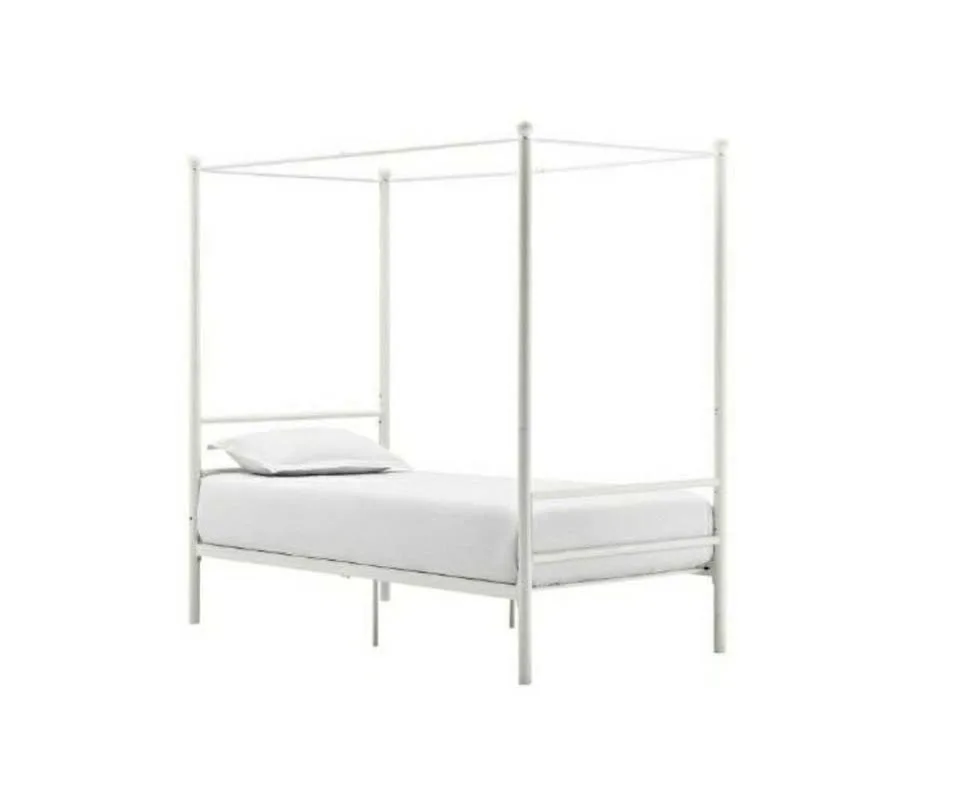 Matching Ikea White Metal Twin Canopy Bed *Can Deliver*