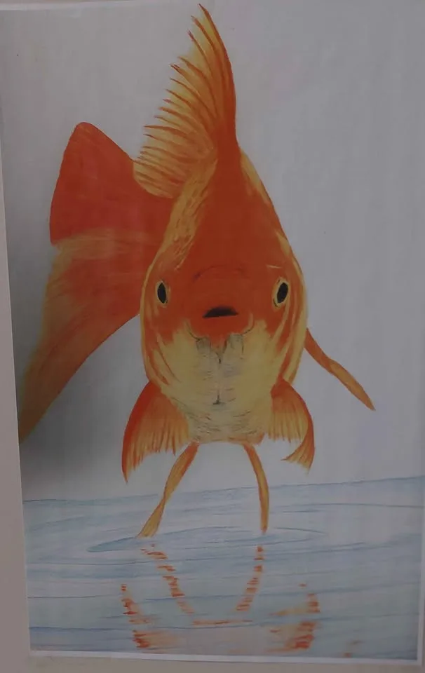 Art supplies, pencil crayons, paper image indicator(5)