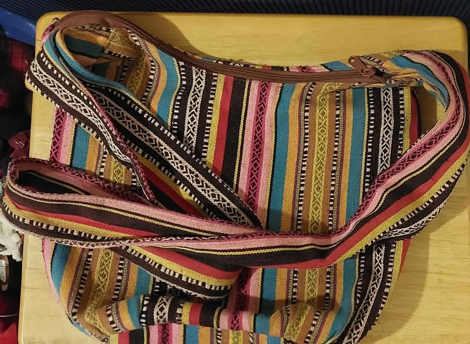 Boho cross-body or shoulder bag image indicator(4)