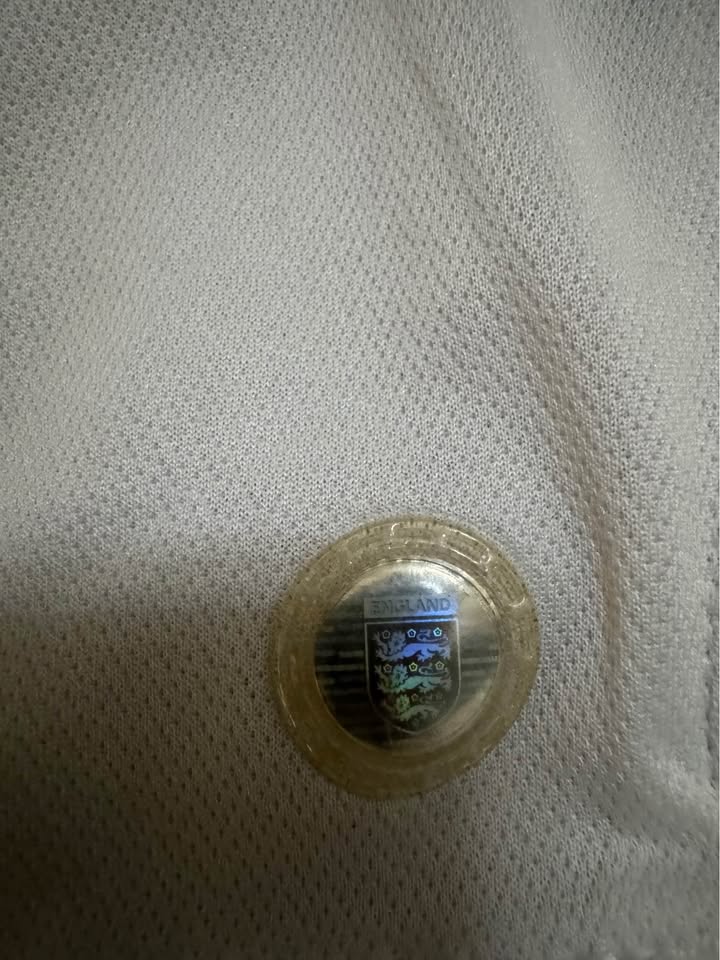 England Umbro Home Jersey (2006–2008) – Authentic X-Static – Siz - photo 3