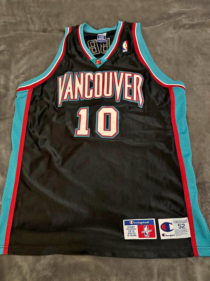 🏀 Vancouver Grizzlies Mike Bibby #10 Jersey – Vintage Champion (