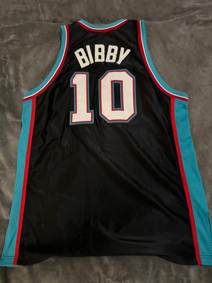 🏀 Vancouver Grizzlies Mike Bibby #10 Jersey – Vintage Champion ( - photo 2