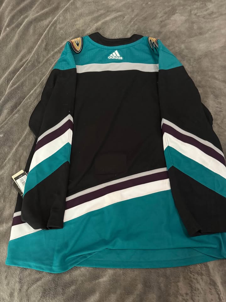 Anaheim Ducks 25th Anniversary Authentic Adidas Jersey – Size 54 - photo 2