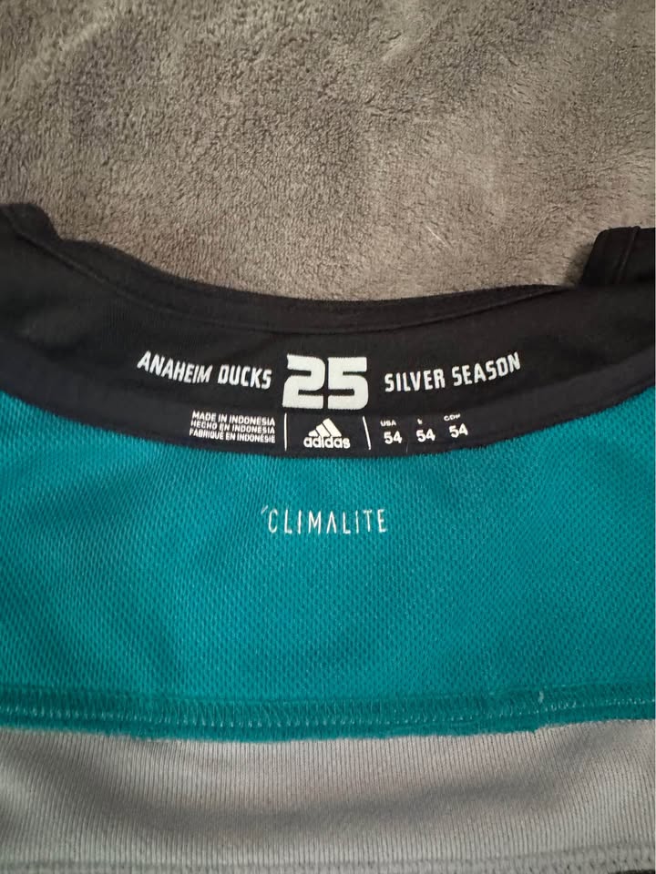 Anaheim Ducks 25th Anniversary Authentic Adidas Jersey – Size 54 - photo 4
