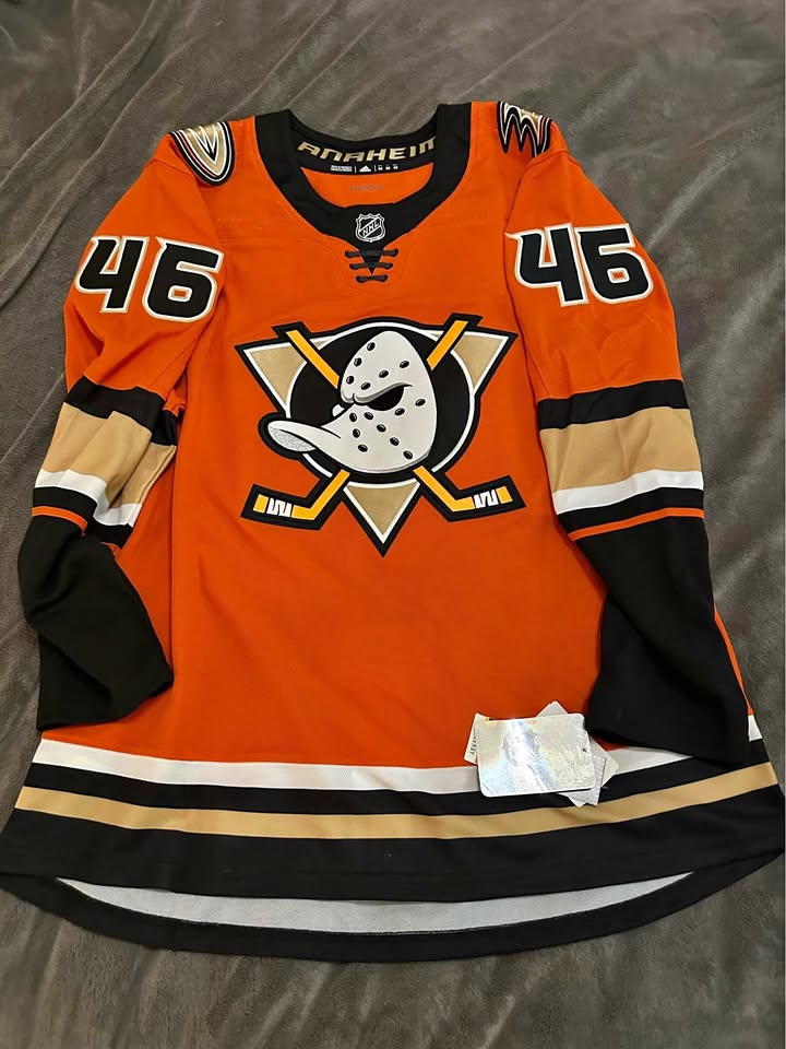 Trevor Zegras Ducks Jersey - Adidas Pro - Size 52 NWT