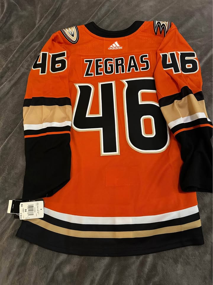 Trevor Zegras Ducks Jersey - Adidas Pro - Size 52 NWT - photo 2