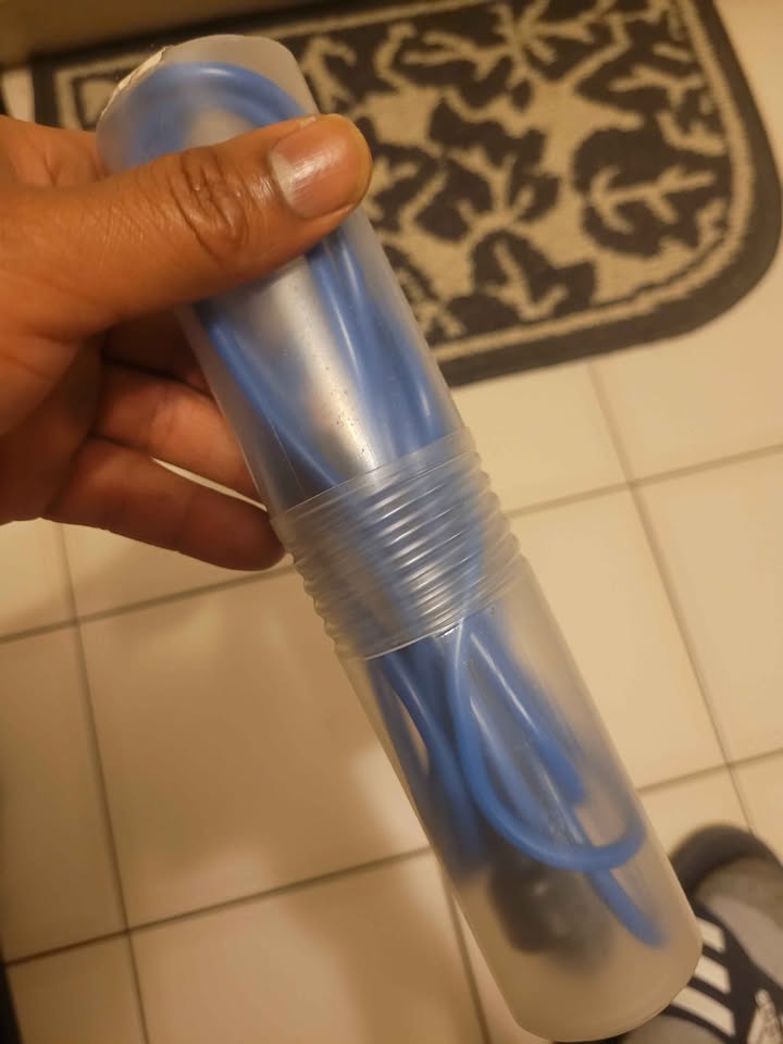 Bally's Blue skipping rope with case