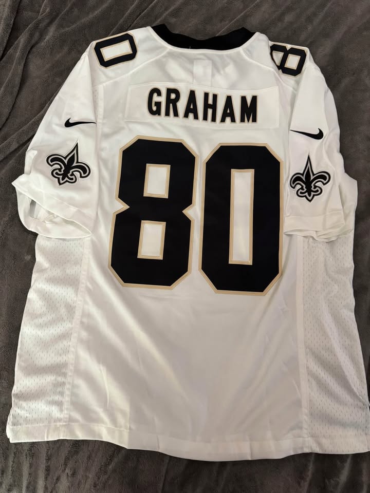 Nike On-Field Jimmy Graham Saints Jersey - White (XL) - photo 2