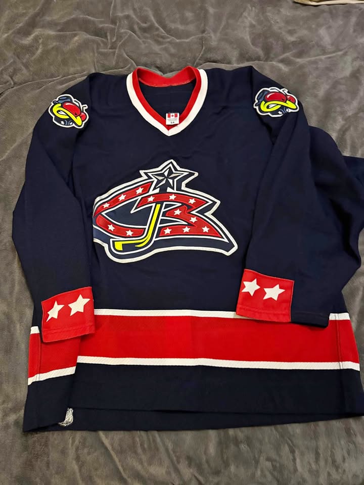 Columbus Blue Jackets KOHO Authentic Home Jersey (Size 54)