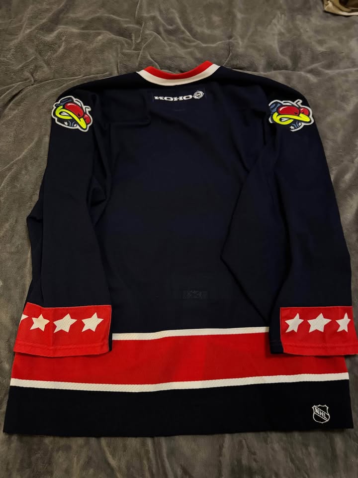 Columbus Blue Jackets KOHO Authentic Home Jersey (Size 54) - photo 2