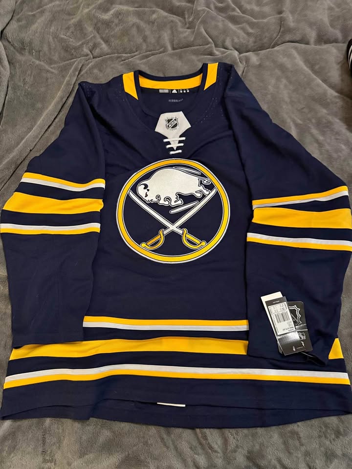 Buffalo Sabres Adidas Authentic Home Jersey (Size 54)