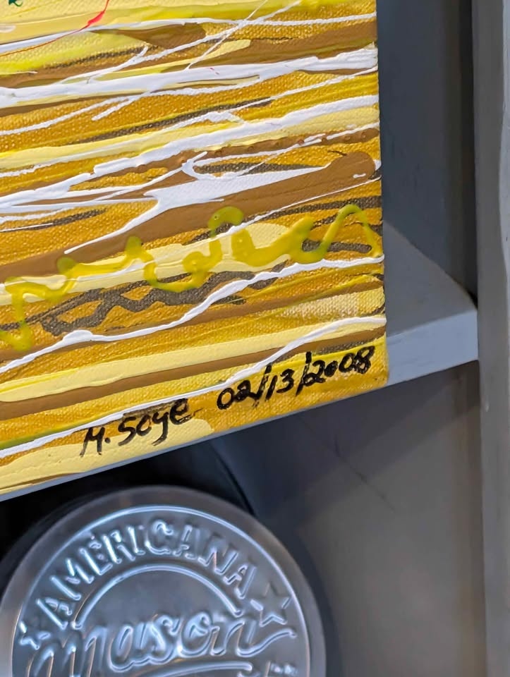 Pollack style custom painting - photo 3