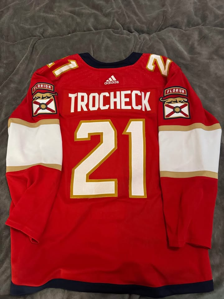 Adidas Panthers Trocheck #21 Jersey - Size 54 - Captain A - photo 2