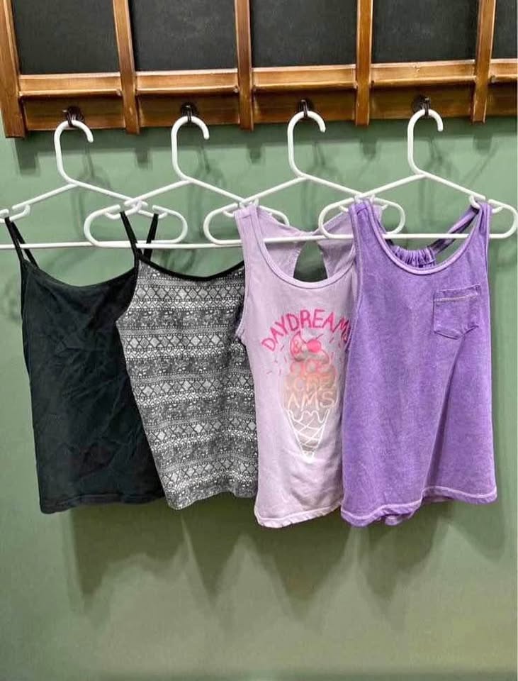 Girls Tank Tops (Joe or George) - Size 7/8