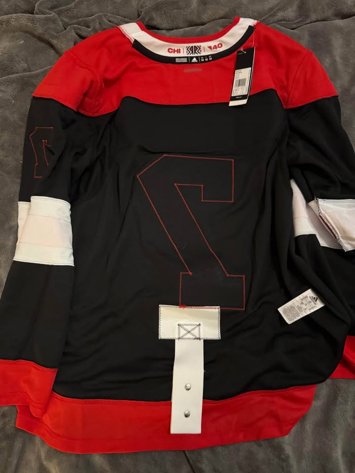 Chicago Blackhawks Jersey Seabrook #7 Adidas Reverse Retro - photo 3